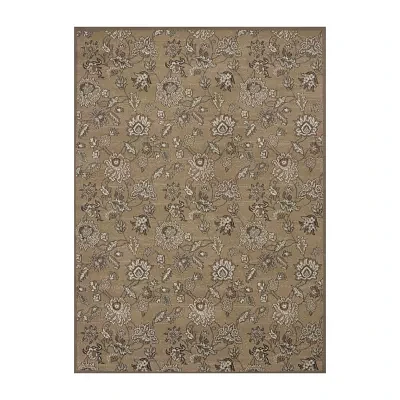 Pisa Floral Traditional Indoor Rectangular Area Rug