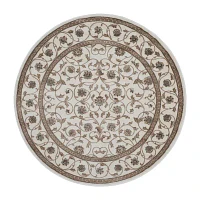 Radici Pisa Arabesque Traditional Oriental Indoor Round Area Rug