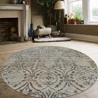 Radici Pisa Casual Modern Geometric Round Area Rug