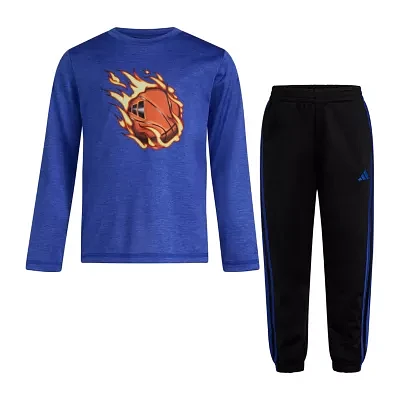 adidas Toddler Boys 2-pc. Pant Set