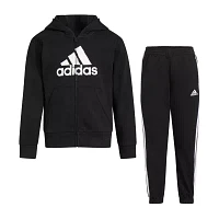 adidas Toddler Boys 2-pc. Fleece Pant Set