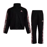 adidas Little Girls 2-pc. Pant Set