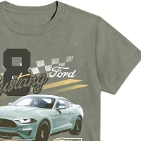 Little & Big Boys Mustang Crew Neck Short Sleeve Graphic T-Shirt