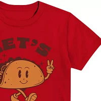 Little & Big Boys Taco Crew Neck Short Sleeve Graphic T-Shirt