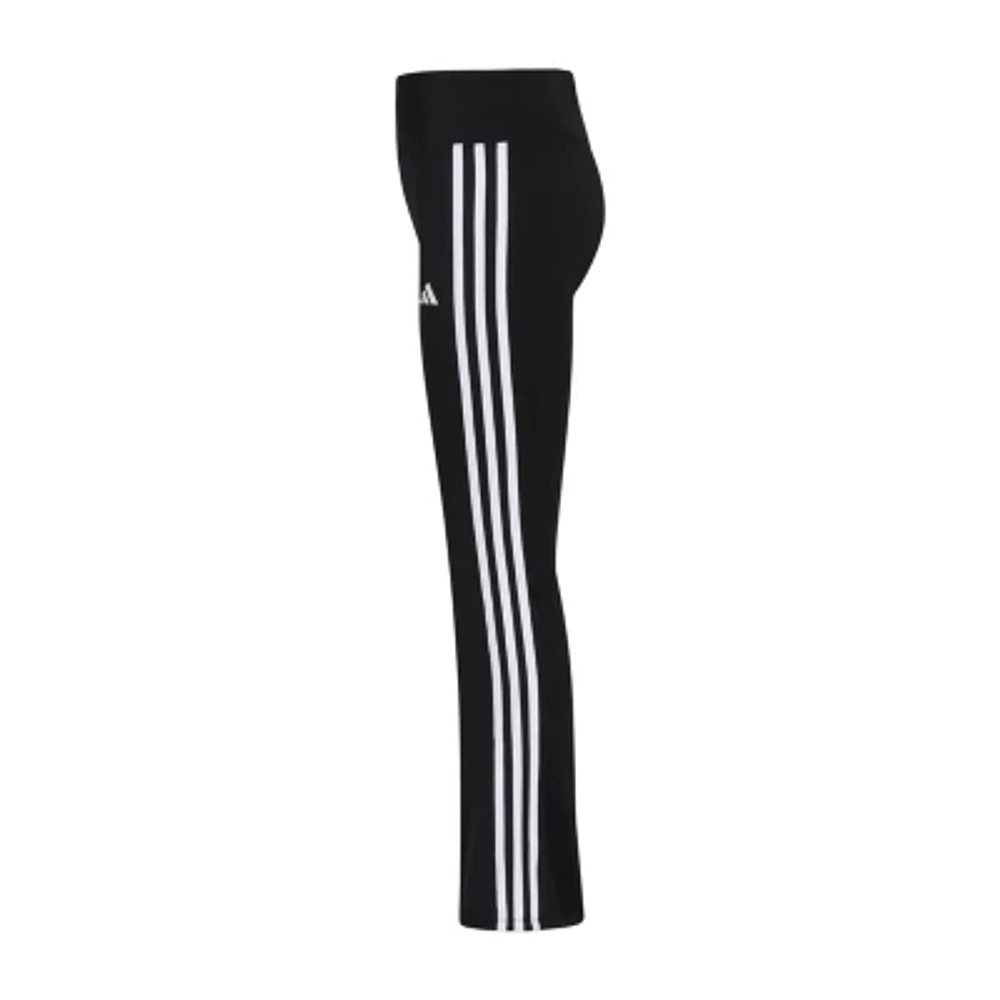 adidas Big Girls Mid Rise Cuffed Flat Front Pant