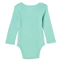 Okie Dokie Baby Unisex Round Neck Long Sleeve Bodysuit