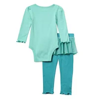 Okie Dokie Baby Girls 2-pc. Pant Set