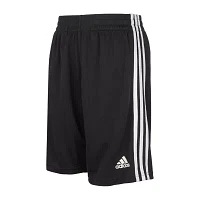 adidas Big Boys Adjustable Waist Mid Rise Knit Pull-On Short