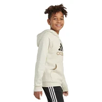 adidas Big Boys Fleece Hoodie