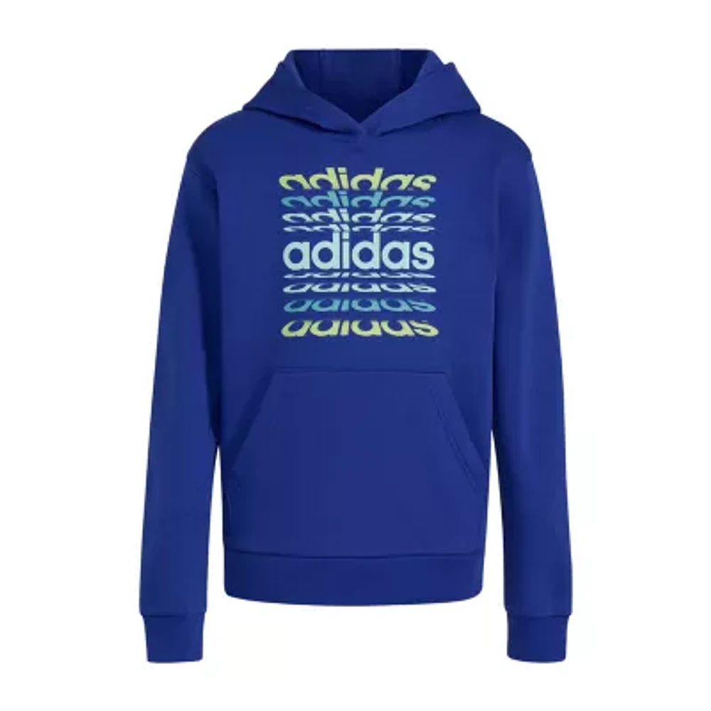 adidas Big Boys Fleece Hoodie