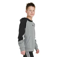 adidas Big Boys Embroidered Fleece Hoodie