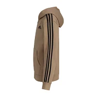 adidas Big Boys Fleece Hooded Midweight Jacket