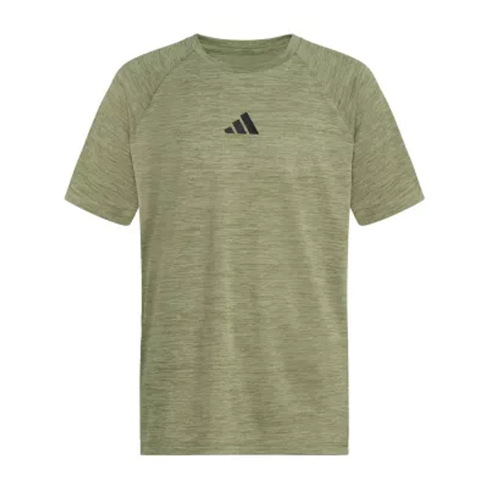 adidas Big Boys Dri-Fit Crew Neck Short Sleeve Graphic T-Shirt