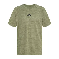 adidas Big Boys Dri-Fit Crew Neck Short Sleeve Graphic T-Shirt