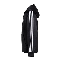 adidas Big Boys Fleece Hooded Midweight Jacket