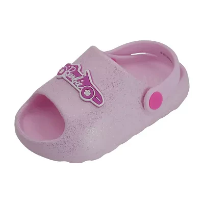 Toddler Girls Barbie Cloud Slide Sandals