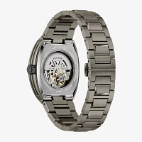 Bulova Unisex Adult Automatic Gray Stainless Steel Bracelet Watch 98a321