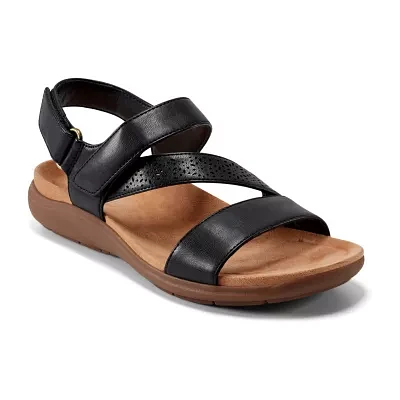 Easy Spirit Whelan Womens Adjustable Strap Footbed Sandals