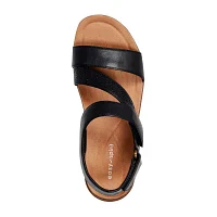 Easy Spirit Whelan Womens Adjustable Strap Footbed Sandals