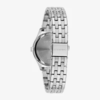 Caravelle Designed By Bulova Womens Silver Tone Stainless Steel Bracelet Watch 43m124