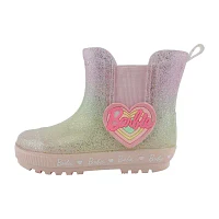 Toddler Girls Barbie Flat Heel Rain Boots