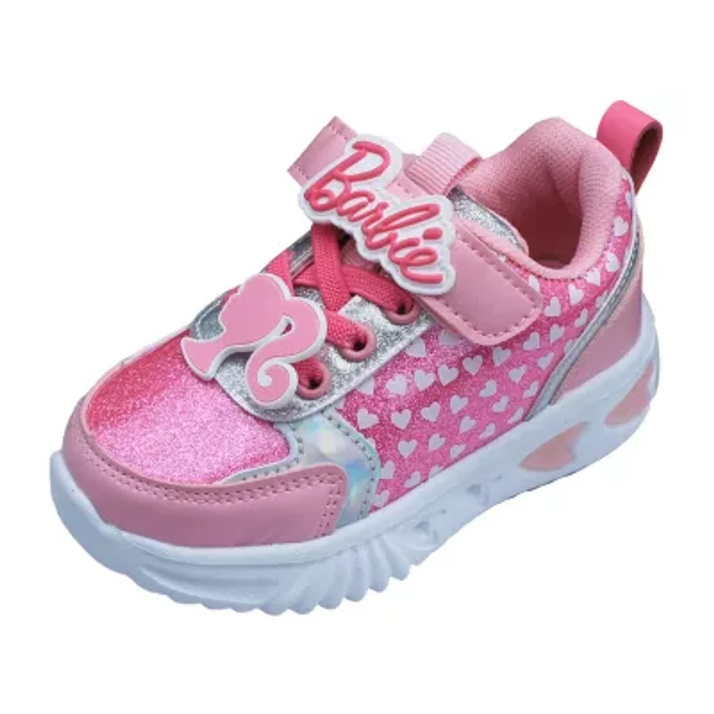 Girls Barbie Light-Up Sneakers