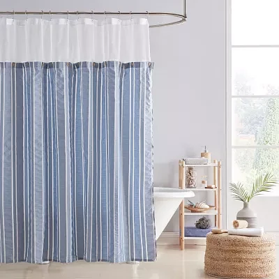 Croscill Classics Coastal Stripe Shower Curtain