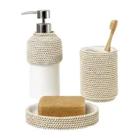 Croscill Classics Coastal Stripe Toothbrush Holders