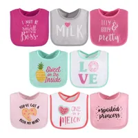 The Peanutshell Girls 8-pc. Lightweight Bib