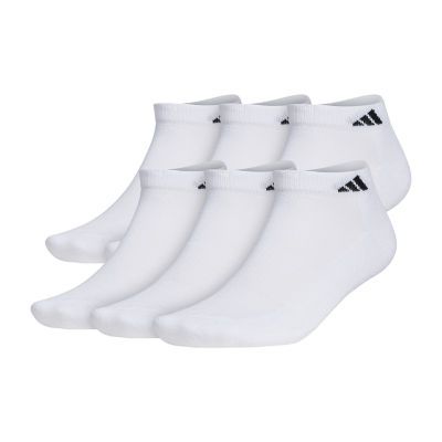 adidas 6 Pair Big and Tall Low Cut Socks Mens