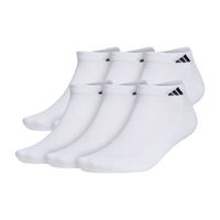 adidas 6 Pair Big and Tall Low Cut Socks Mens