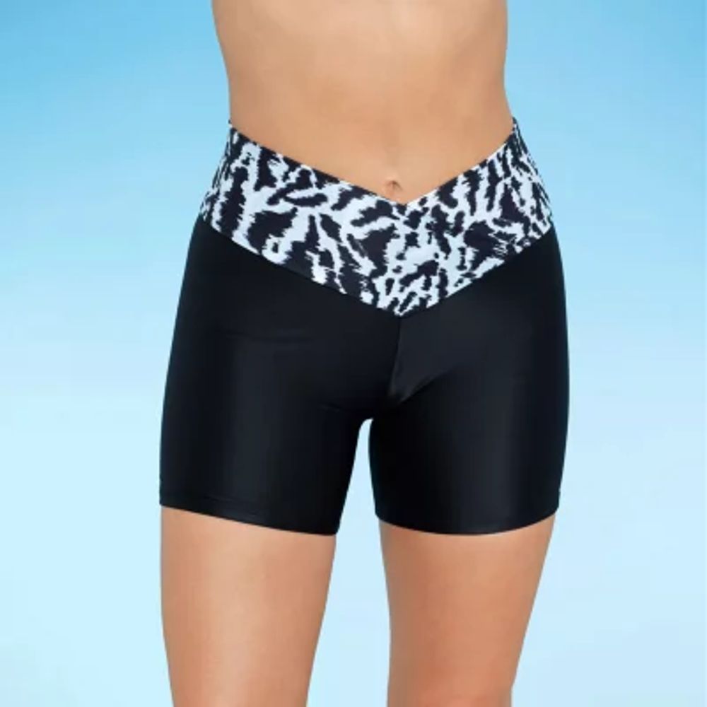 jcpenney womens swim shorts