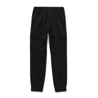 Thereabouts Little & Big Boys Pull-On Jogger Cuffed Cargo Pant