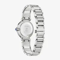 Citizen Dress/Classic Womens Diamond Accent Silver Tone Stainless Steel Bracelet Watch Em1060-52n