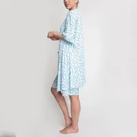 Hanes Womens Round Neck 3/4 Sleeve 3-pc. Pajama Sets