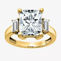 True Light Womens / CT. T.W. Lab Created White Moissanite 14K Gold Engagement Ring