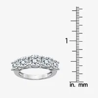 True Light 2.5MM / CT. T.W. Lab Created White Moissanite 14K Gold Band