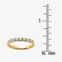 True Light 3MM 3/8 CT. T.W. Lab Created White Moissanite 14K Gold Band