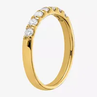 True Light 3MM 3/8 CT. T.W. Lab Created White Moissanite 14K Gold Band