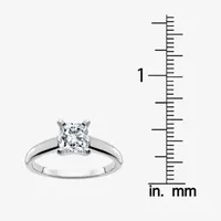 True Light Womens 2 / CT. T.W. Lab Created White Moissanite 14K Gold Solitaire Engagement Ring