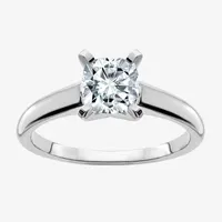True Light Womens 2 / CT. T.W. Lab Created White Moissanite 14K Gold Solitaire Engagement Ring