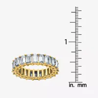 True Light 5.5MM 6 CT. T.W. Lab Created White Moissanite 14K Gold Eternity Band