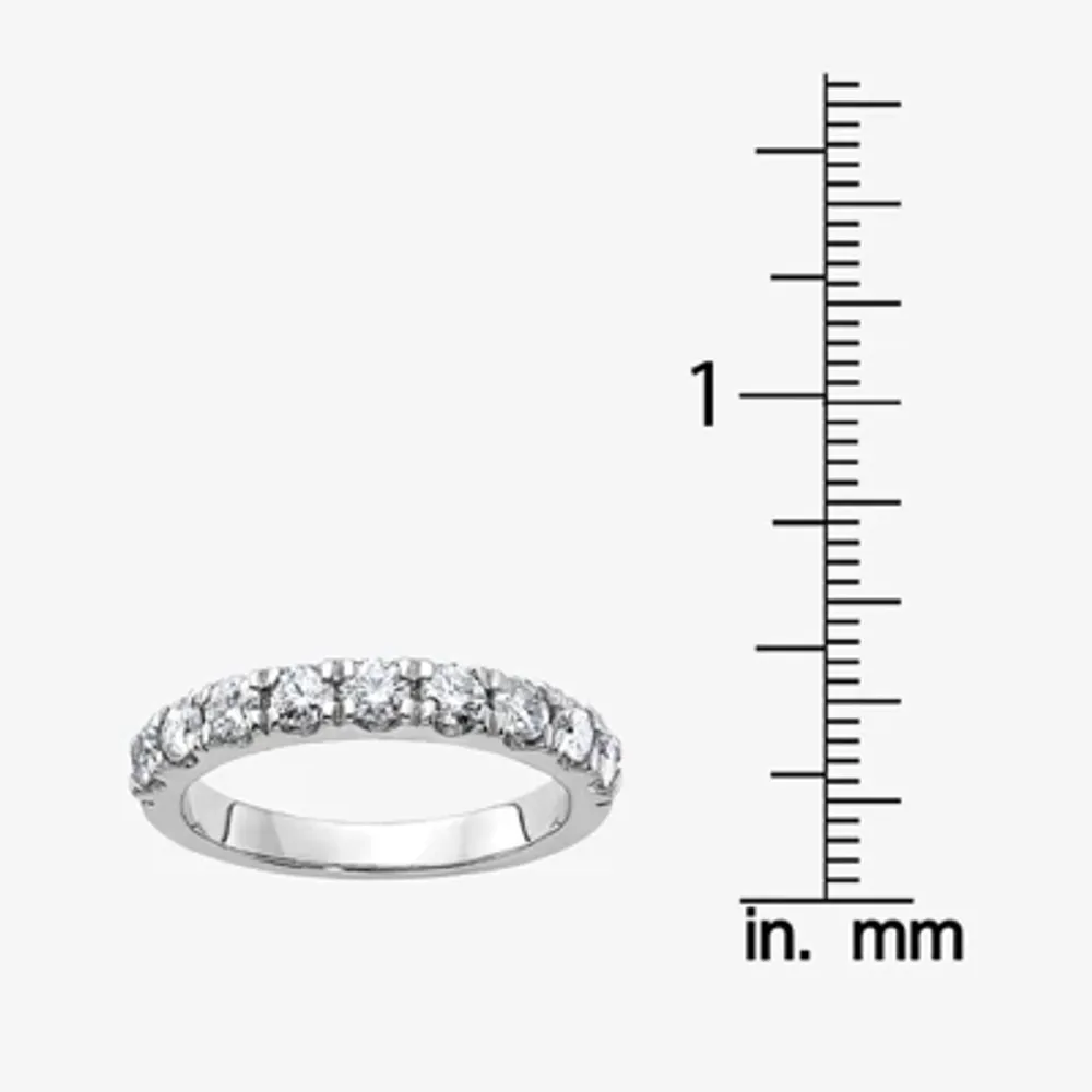 4MM 1/2 CT. T.W. White Moissanite 14K Gold Round Band