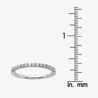 2MM 1/ CT. T.W. White Moissanite 14K Gold Round Wedding Band