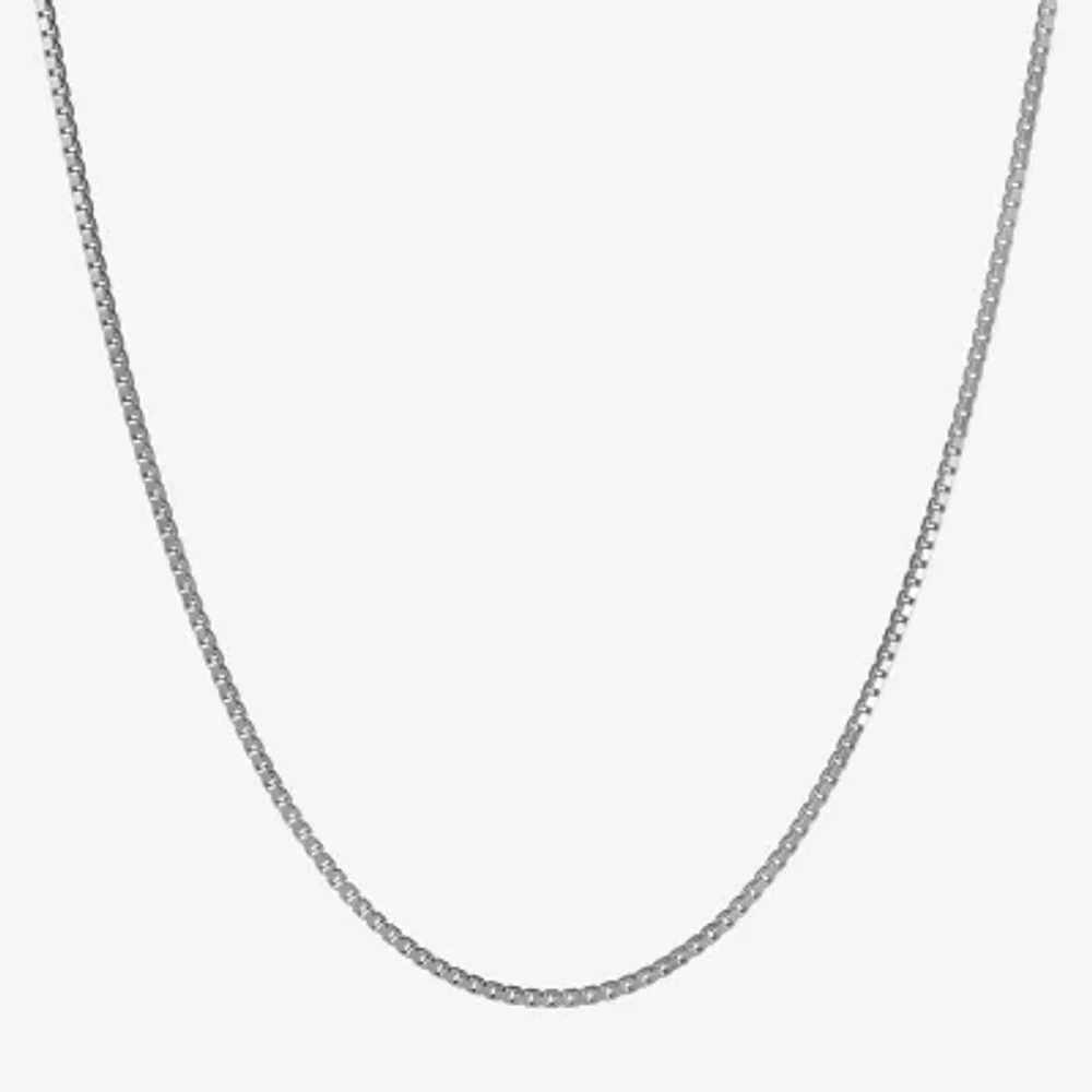 Made Italy Sterling Silver 2mm Large Box Chain