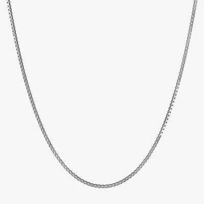 Made Italy Sterling Silver 2mm Large Box Chain