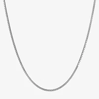 Made Italy Sterling Silver 2mm Large Box Chain