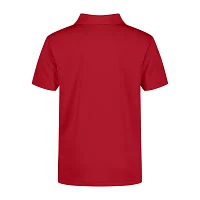 IZOD Little & Big Boys Short Sleeve Wrinkle Resistant Moisture Wicking Polo Shirt