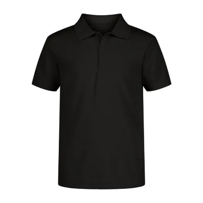 IZOD Little & Big Boys Short Sleeve Wrinkle Resistant Moisture Wicking Polo Shirt