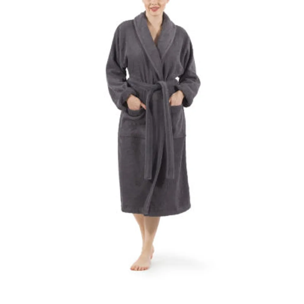 Linum Home Textiles Terry Cloth Unisex Adult Long Sleeve Length Robe